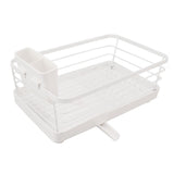 Dish Racks Modern Large Capacity Rust Resistance Space Saving Dish Drainers with Draining Tray for Kitchen Counter 39.5x23.5x14.5cm / 15.6x9.3x5.7in