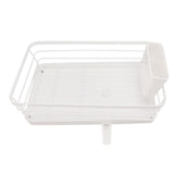 Dish Racks Modern Large Capacity Rust Resistance Space Saving Dish Drainers with Draining Tray for Kitchen Counter 39.5x23.5x14.5cm / 15.6x9.3x5.7in