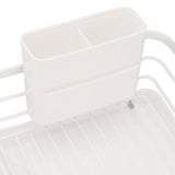 Dish Racks Modern Large Capacity Rust Resistance Space Saving Dish Drainers with Draining Tray for Kitchen Counter 39.5x23.5x14.5cm / 15.6x9.3x5.7in