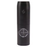 Electric Pepper Grinder Adjustable Coarseness USB Rechargeable Automatic Salt Mill with LED Light for Herb Spice Black - Front View