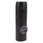 Electric Pepper Grinder Adjustable Coarseness USB Rechargeable Automatic Salt Mill with LED Light for Herb Spice Black