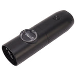 Electric Pepper Grinder Adjustable Coarseness USB Rechargeable Automatic Salt Mill with LED Light for Herb Spice Black