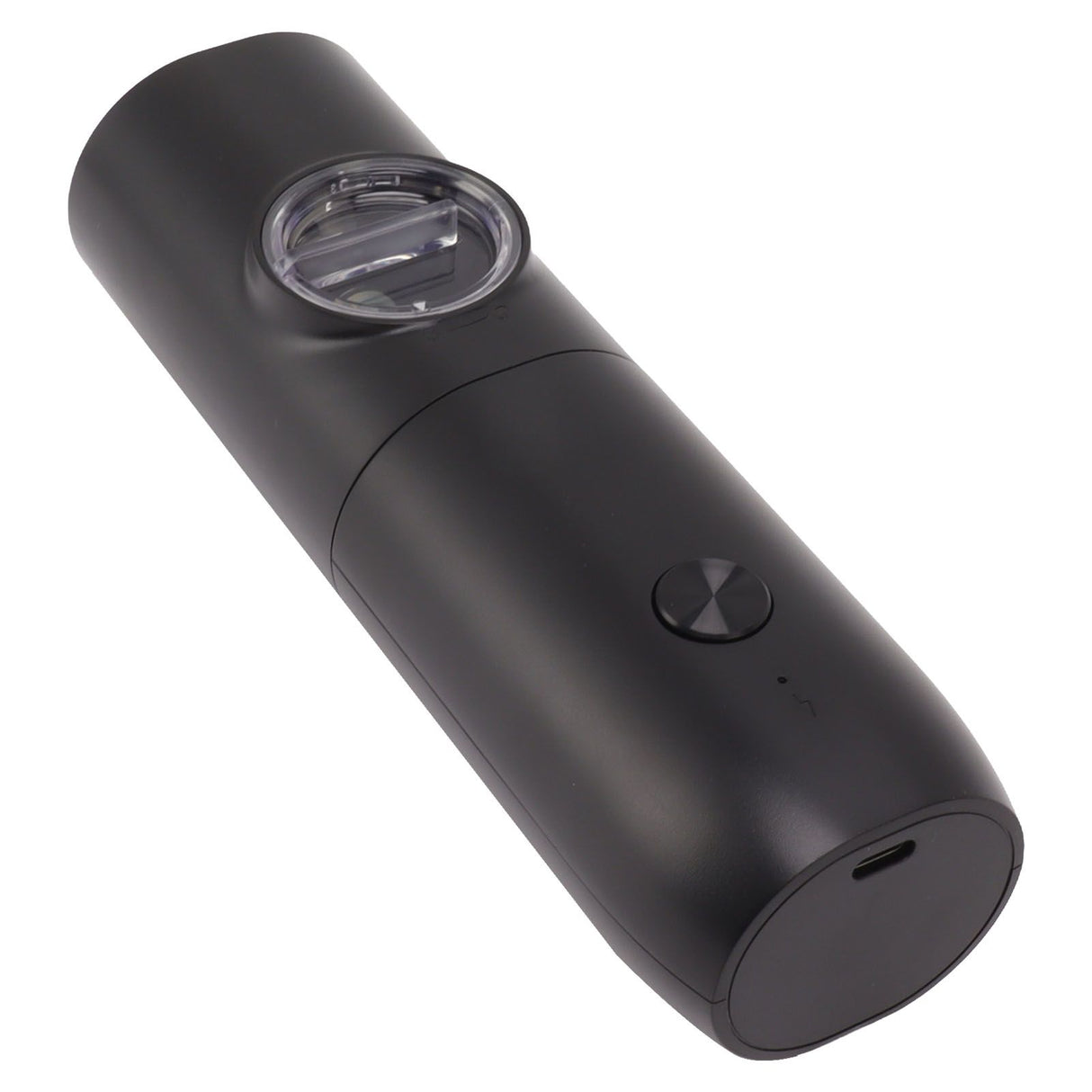Electric Pepper Grinder Adjustable Coarseness USB Rechargeable Automatic Salt Mill with LED Light for Herb Spice Black