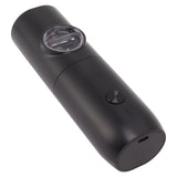 Electric Pepper Grinder Adjustable Coarseness USB Rechargeable Automatic Salt Mill with LED Light for Herb Spice Black
