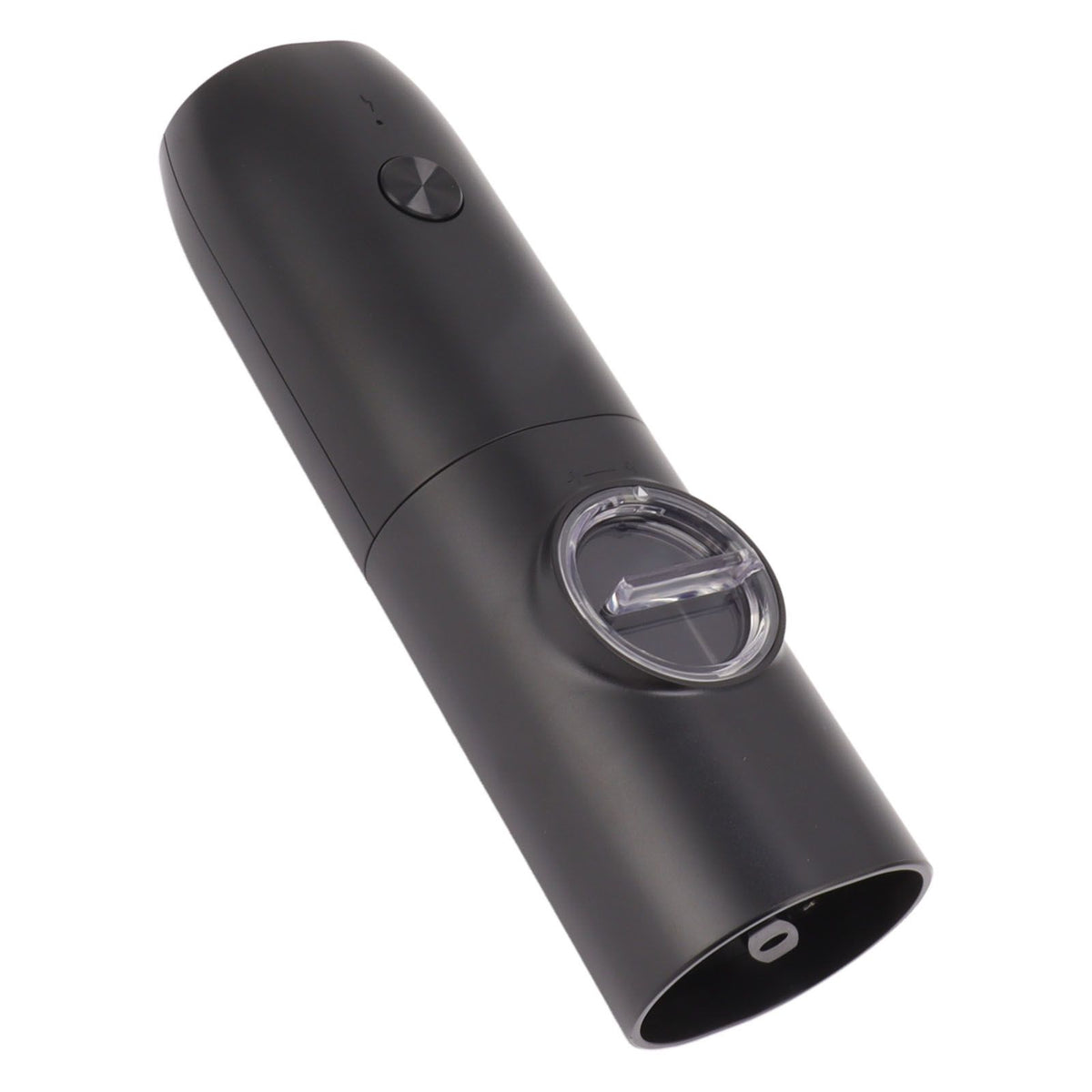 Electric Pepper Grinder Adjustable Coarseness USB Rechargeable Automatic Salt Mill with LED Light for Herb Spice Black