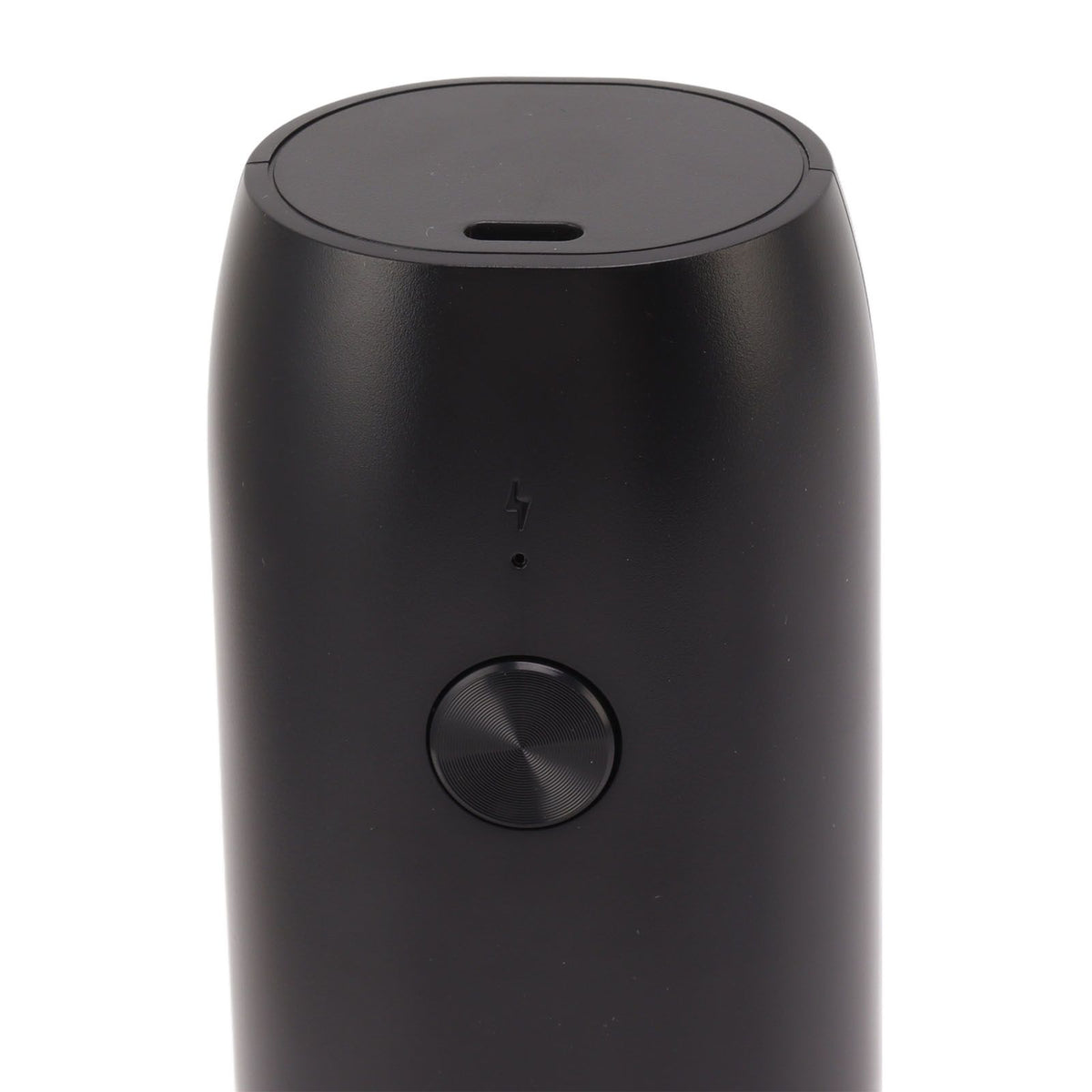 Electric Pepper Grinder Adjustable Coarseness USB Rechargeable Automatic Salt Mill with LED Light for Herb Spice Black
