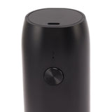 Electric Pepper Grinder Adjustable Coarseness USB Rechargeable Automatic Salt Mill with LED Light for Herb Spice Black