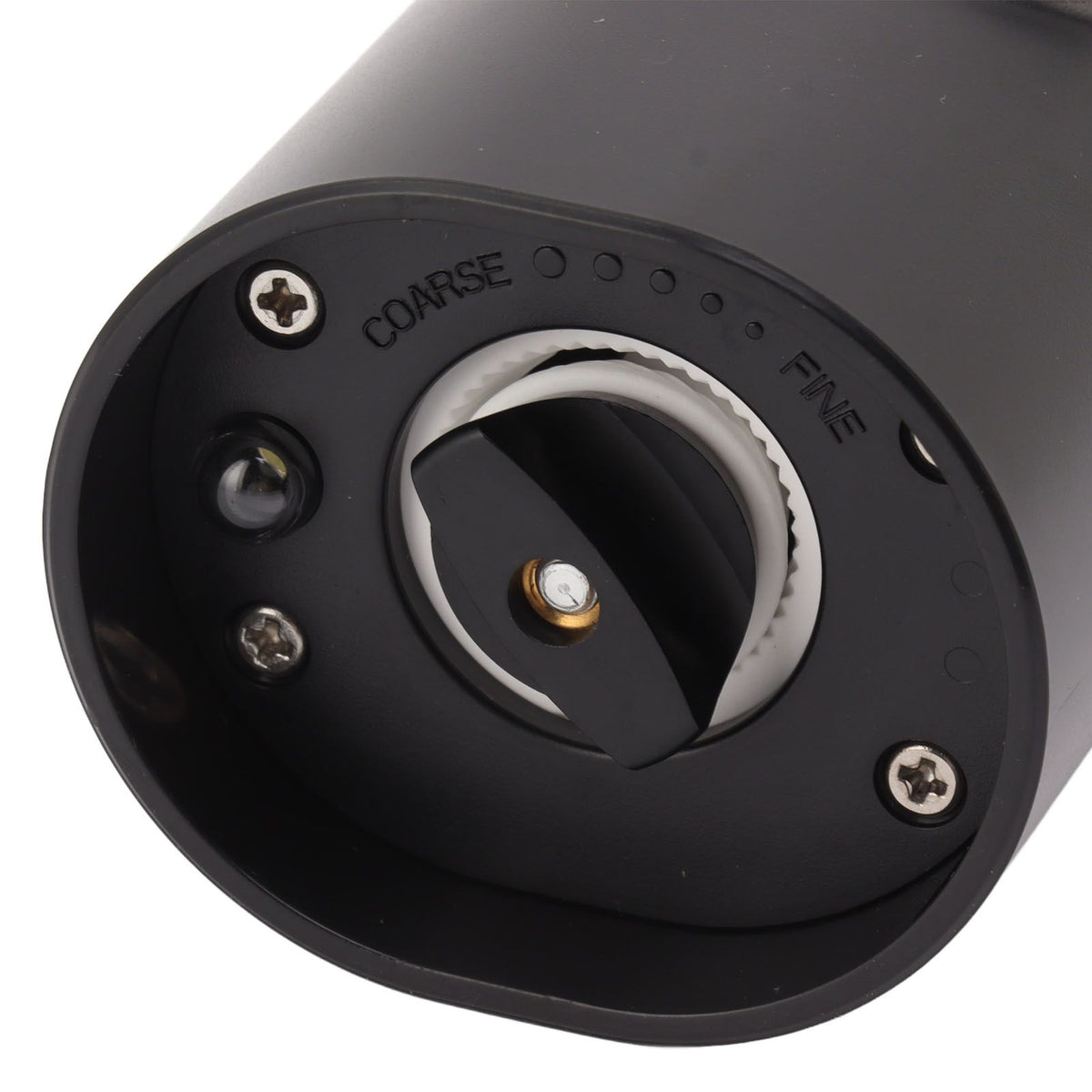 Electric Pepper Grinder Adjustable Coarseness USB Rechargeable Automatic Salt Mill with LED Light for Herb Spice Black