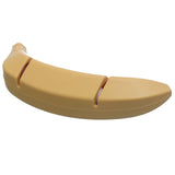 Knife Sharpener 2 Slot Kitchen Knives Sharpen Blade Sharpening Tool Banana Design Decor Yellow Standard - Side View