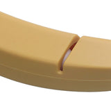 Knife Sharpener 2 Slot Kitchen Knives Sharpen Blade Sharpening Tool Banana Design Decor Yellow Standard - Extra Image
