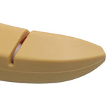 Knife Sharpener 2 Slot Kitchen Knives Sharpen Blade Sharpening Tool Banana Design Decor Yellow Standard - Extra Image