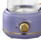 Portable Electric Kettle Stew Cup 450ML Health Cup Mini Slow Cooker Kettle Office Flower Teapot Split Tea Boiler AU Plug 220V Violet 450ml - Extra Image