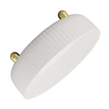 360 Degree Rotating Storage Rack Organizer Round Cosmetic Spice Rack Turntable for Kitchen Cabinet Pantry Small White - Low Angle