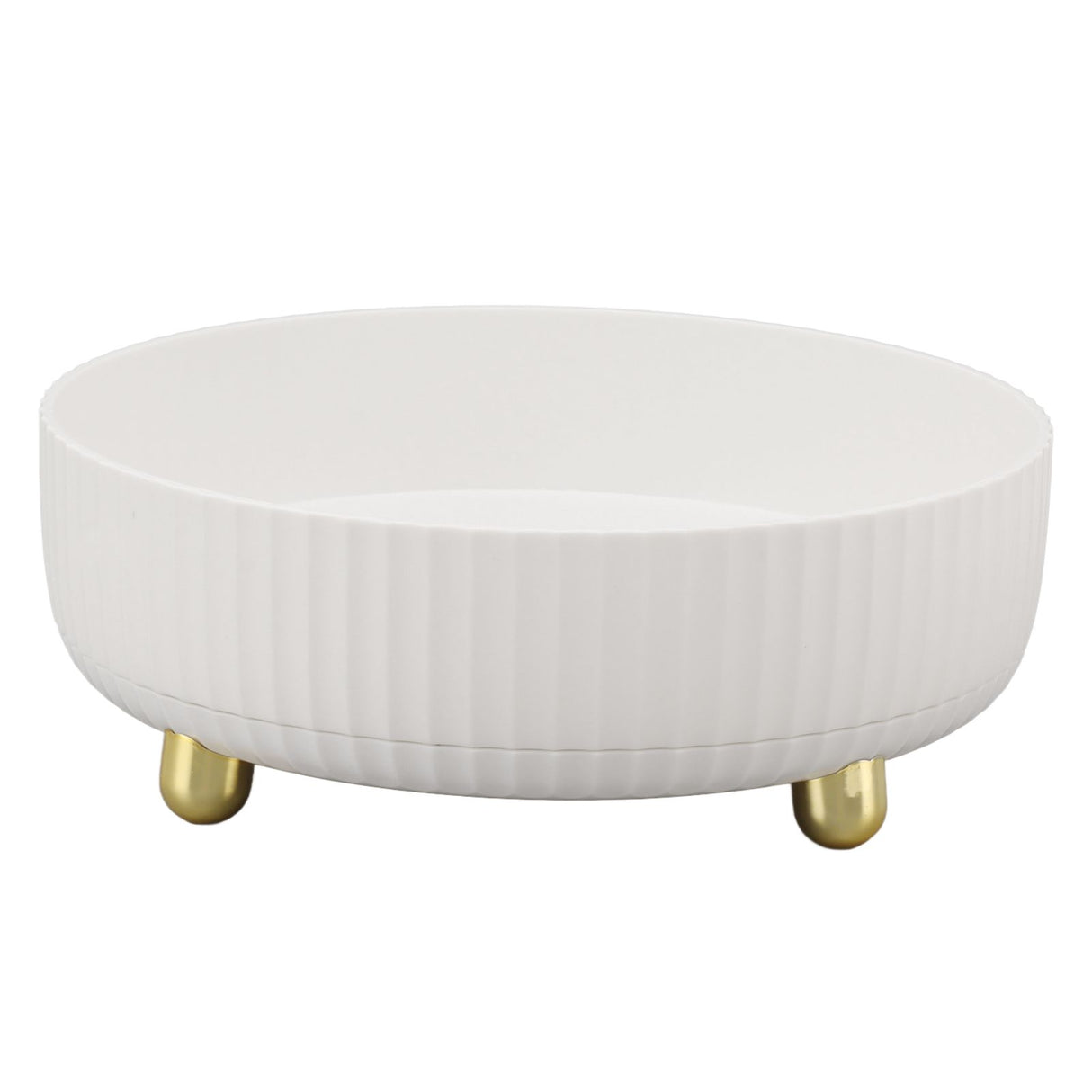 360 Degree Rotating Storage Rack Organizer Round Cosmetic Spice Rack Turntable for Kitchen Cabinet Pantry Small White