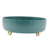360 Degree Rotating Storage Rack Organizer Round Cosmetic Spice Rack Turntable for Kitchen Cabinet Pantry Small Green