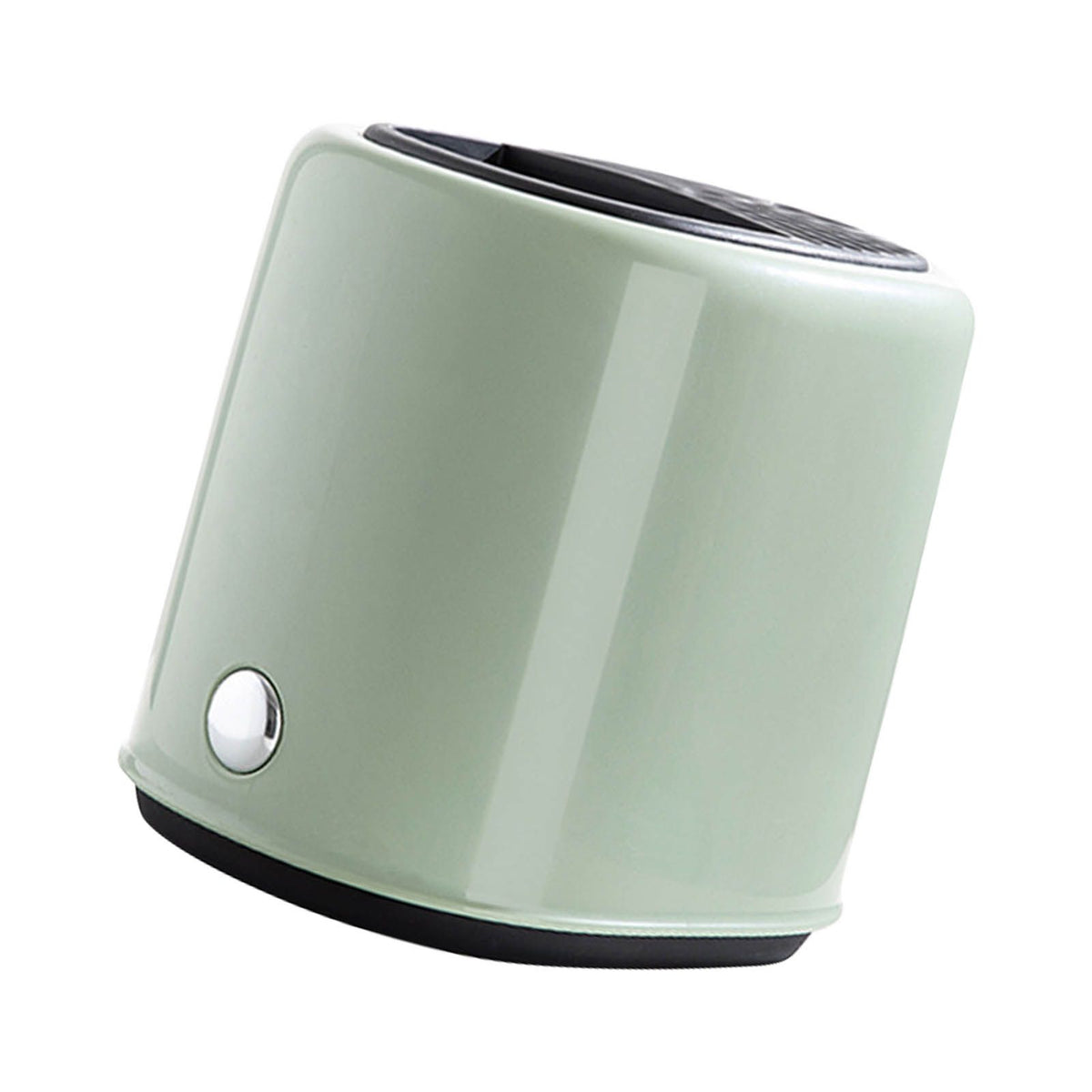 Knife Block Utensil Holder Retro Space Saving Large Capacity 2 In 1 Countertop Utensil Organizer for Kitchen Green