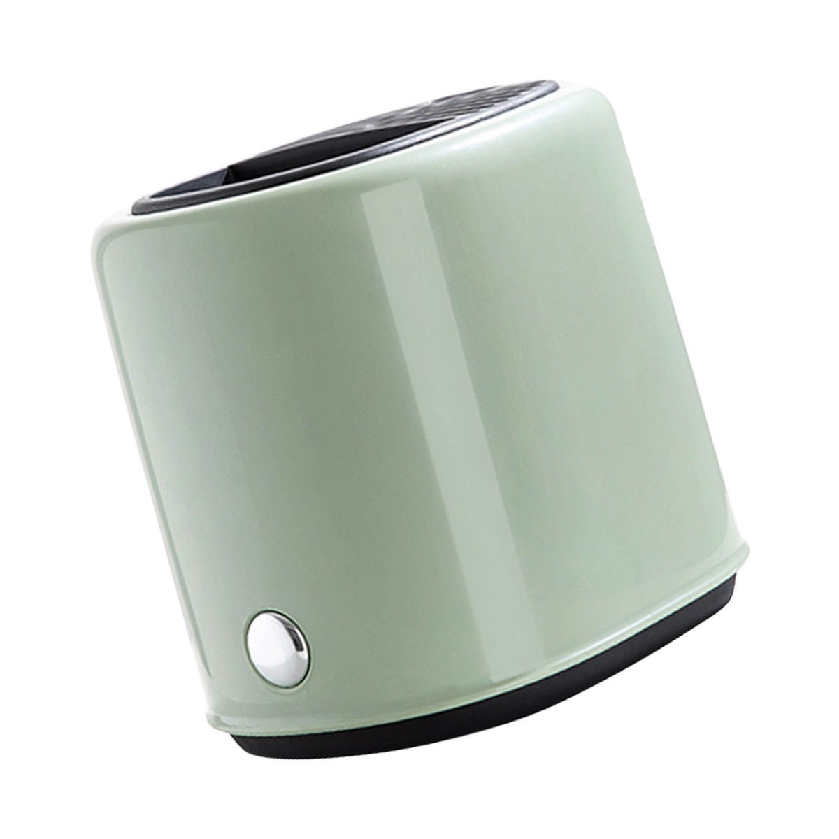Knife Block Utensil Holder Retro Space Saving Large Capacity 2 In 1 Countertop Utensil Organizer for Kitchen Green