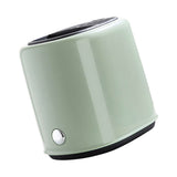 Knife Block Utensil Holder Retro Space Saving Large Capacity 2 In 1 Countertop Utensil Organizer for Kitchen Green