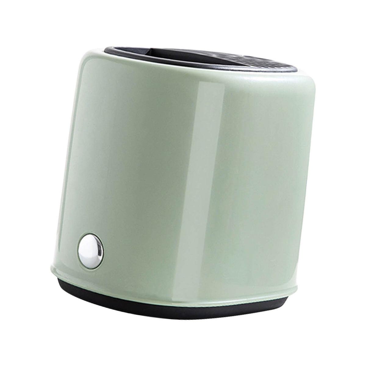 Knife Block Utensil Holder Retro Space Saving Large Capacity 2 In 1 Countertop Utensil Organizer for Kitchen Green