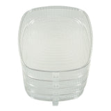 Transparent Dish Dust Cover Dustproof Multi Layer Dish Cover Multifunctional Food Cover 4 Layer - Low Angle