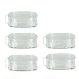 Transparent Dish Dust Cover Dustproof Multi Layer Dish Cover Multifunctional Food Cover 5 Layer