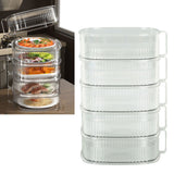 Transparent Dish Dust Cover Dustproof Multi Layer Dish Cover Multifunctional Food Cover 5 Layer