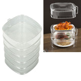 Transparent Dish Dust Cover Dustproof Multi Layer Dish Cover Multifunctional Food Cover 5 Layer