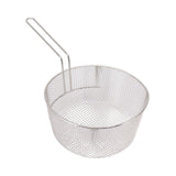 Frying Basket Stainless Steel Long Handle Reusable Rust Resistant Fry Net for Fish Chicken Nuggets Handle Without Rubber