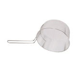 Frying Basket Stainless Steel Long Handle Reusable Rust Resistant Fry Net for Fish Chicken Nuggets Handle Without Rubber