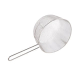 Frying Basket Stainless Steel Long Handle Reusable Rust Resistant Fry Net for Fish Chicken Nuggets Handle Without Rubber
