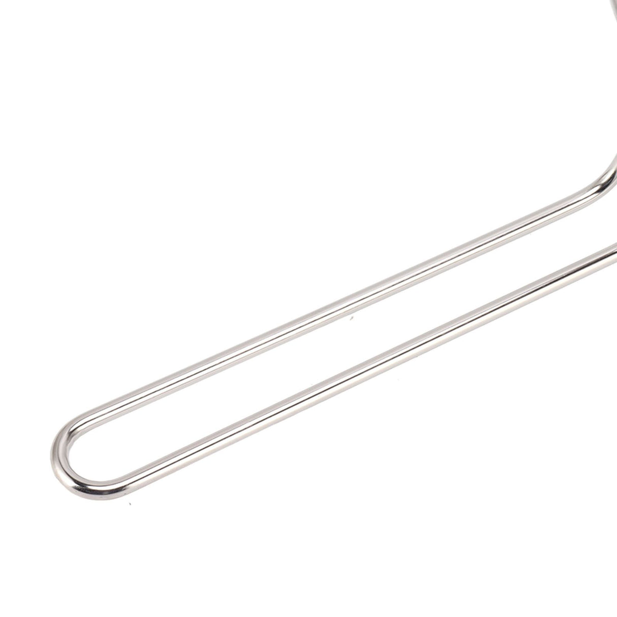 Frying Basket Stainless Steel Long Handle Reusable Rust Resistant Fry Net for Fish Chicken Nuggets Handle Without Rubber
