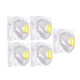 5Pcs Grain Sealed Storage Bag Reusable Transparent Grain Storage Bag for Rice Cereals Flour Nuts 2kg - Close-Up Angle