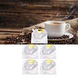 5Pcs Grain Sealed Storage Bag Reusable Transparent Grain Storage Bag for Rice Cereals Flour Nuts 2kg