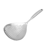 Kitchen Strainer Spoon Stainless Steel Straining Spoon Ladle Spider Strainer Cooking Colander - 45-Degree Angle