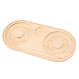 Salt Rimmer Pine Wood Sugar Rimmer Waterproof Holder Bar Tool for Cocktail Margarita B - Side View