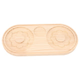Salt Rimmer Pine Wood Sugar Rimmer Waterproof Holder Bar Tool for Cocktail Margarita B - Low Angle