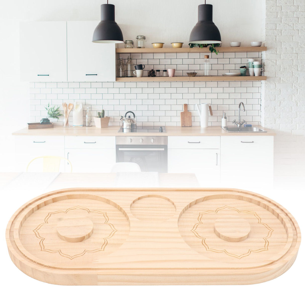 Salt Rimmer Pine Wood Sugar Rimmer Waterproof Holder Bar Tool for Cocktail Margarita B
