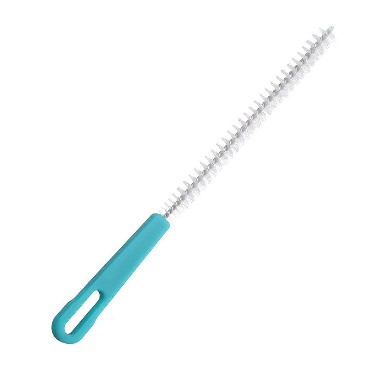 Sewer Drain Brush Nylon Plastic Mini Extra Long Straw Cleaning Brush for Pipe Hole Bottle