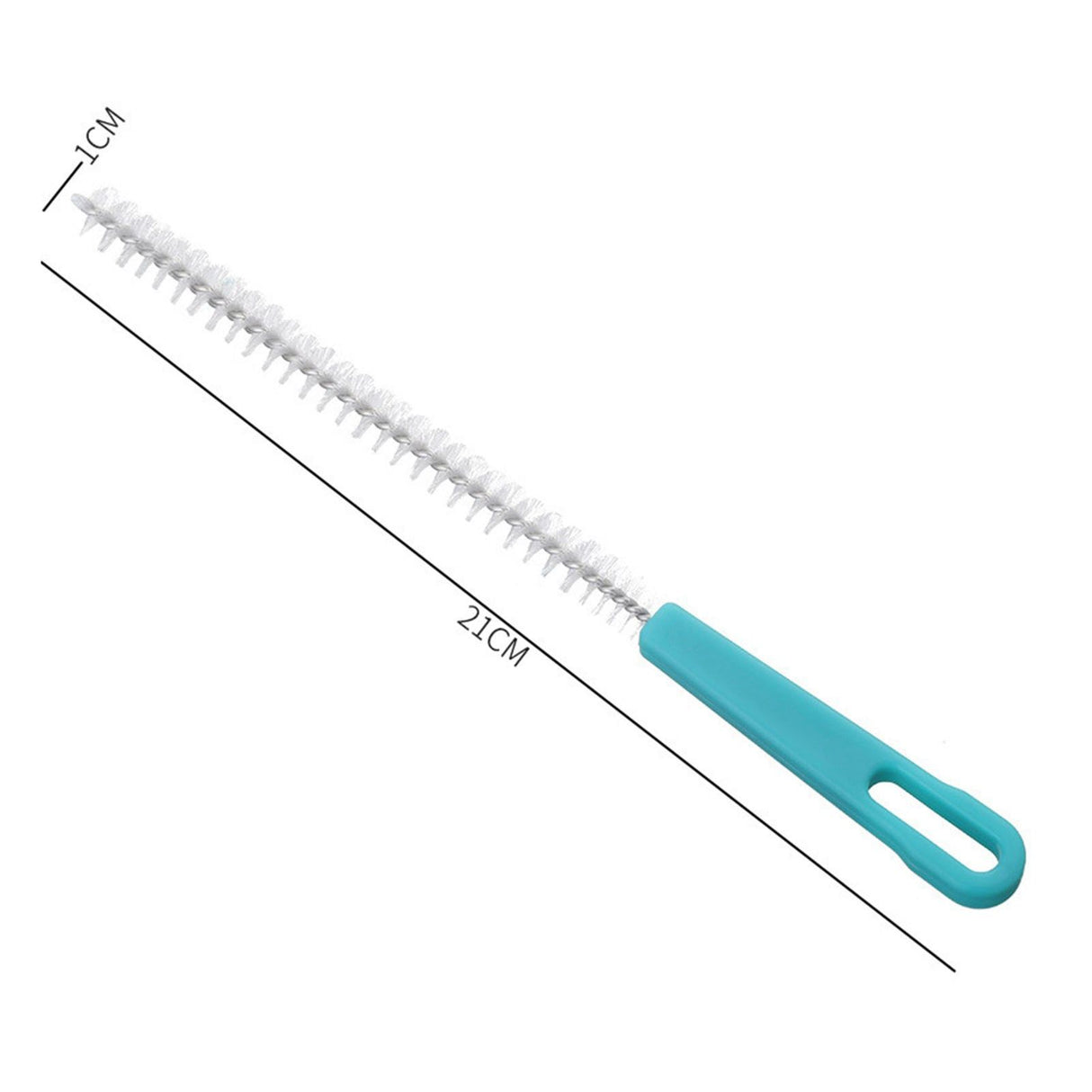 Sewer Drain Brush Nylon Plastic Mini Extra Long Straw Cleaning Brush for Pipe Hole Bottle