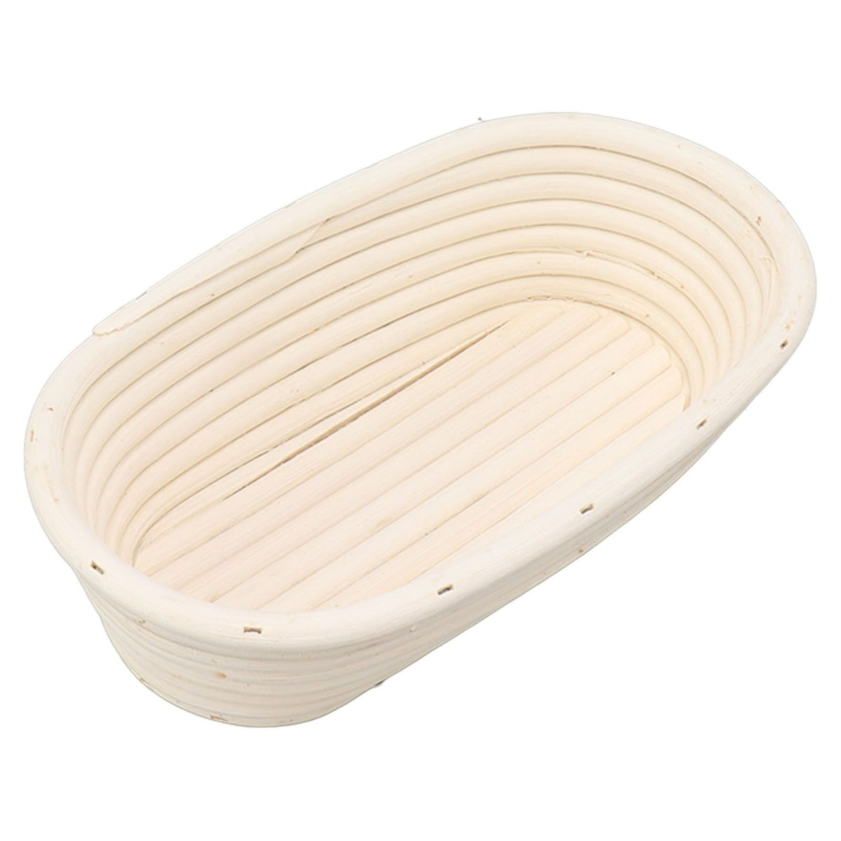 25cm Bread Proofing Basket Set Oval Natural Rattan Sourdough Proofing Basket Dough Scraper Cloth Liner Brush
