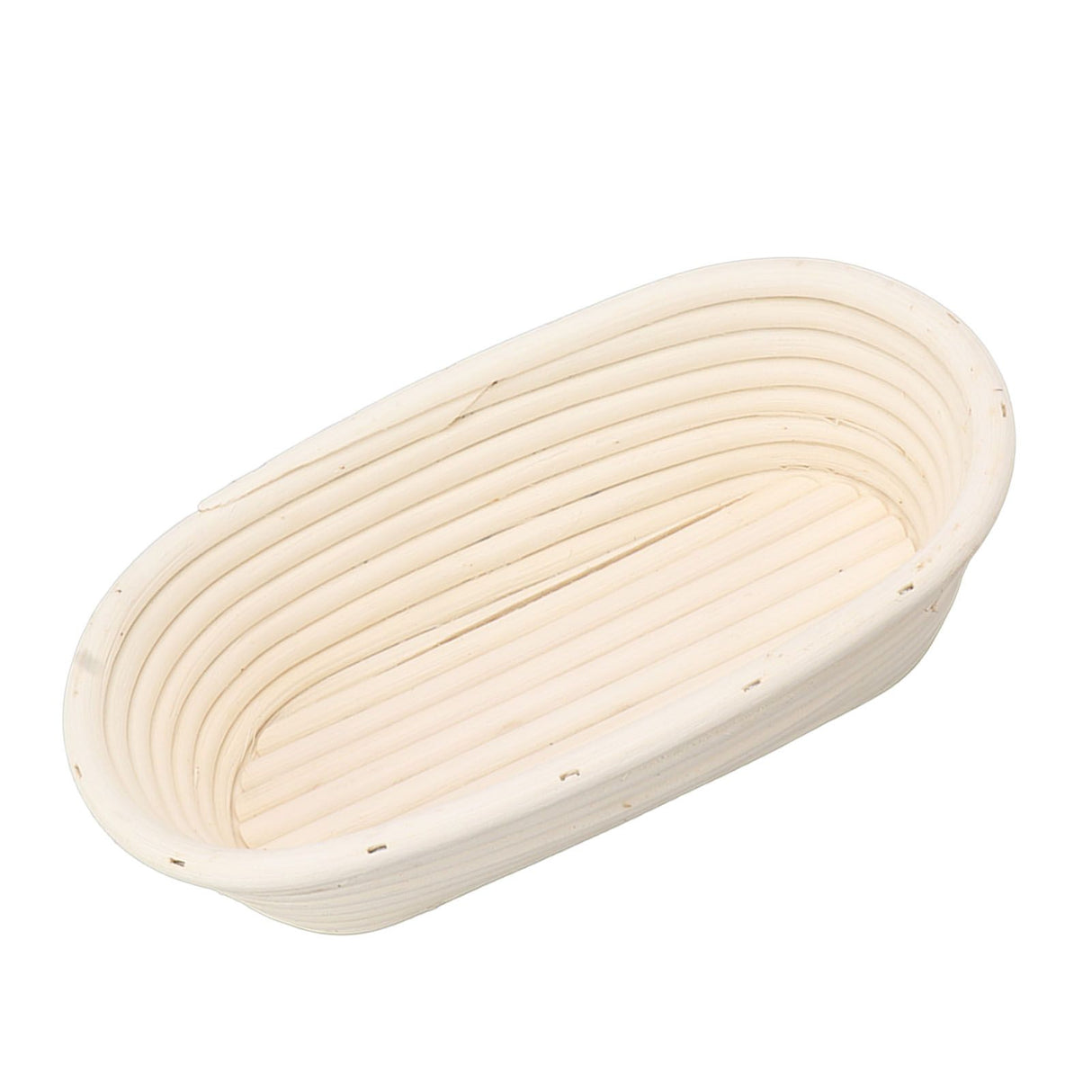 25cm Bread Proofing Basket Set Oval Natural Rattan Sourdough Proofing Basket Dough Scraper Cloth Liner Brush