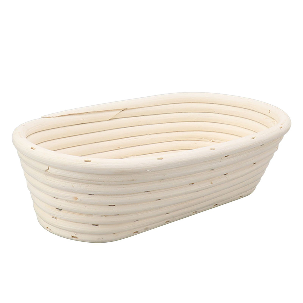 25cm Bread Proofing Basket Set Oval Natural Rattan Sourdough Proofing Basket Dough Scraper Cloth Liner Brush