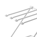 Countertop Dishcloth Drying Rack 4 Arms Folding Vertical Hand Towel Stand Dish Rag Storage Holder for Kitchen Light Gray - Close-Up Angle