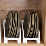 Japanese Kitchen Dish Storage Rack Plastic Dish Drying Rack Kitchen Utensil Storage Large Plate Holder