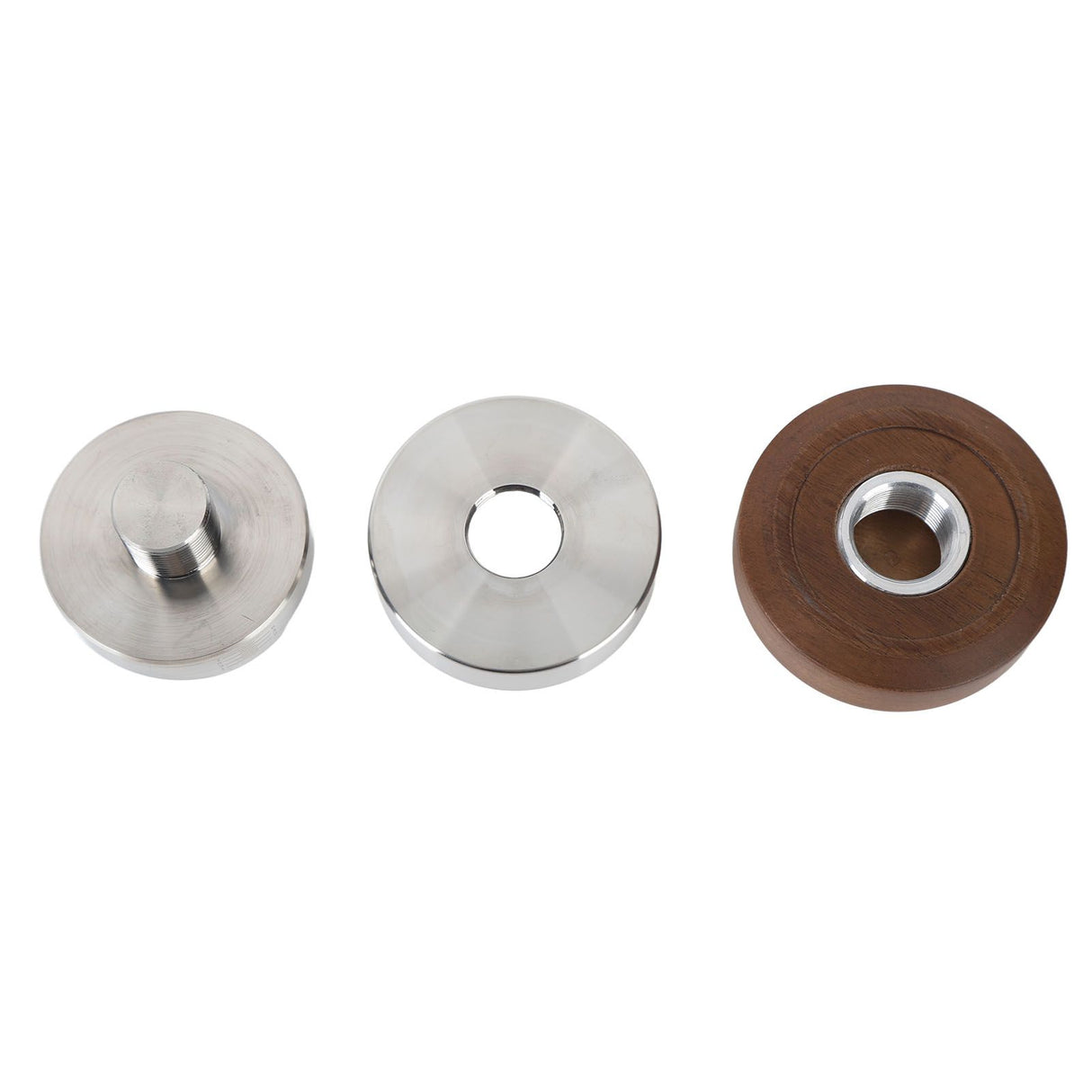 58mm Coffee Distributor Tamper Adjustable Depth Coffee Leveler Coffee Distribution Tool With Walnut Wood Handle