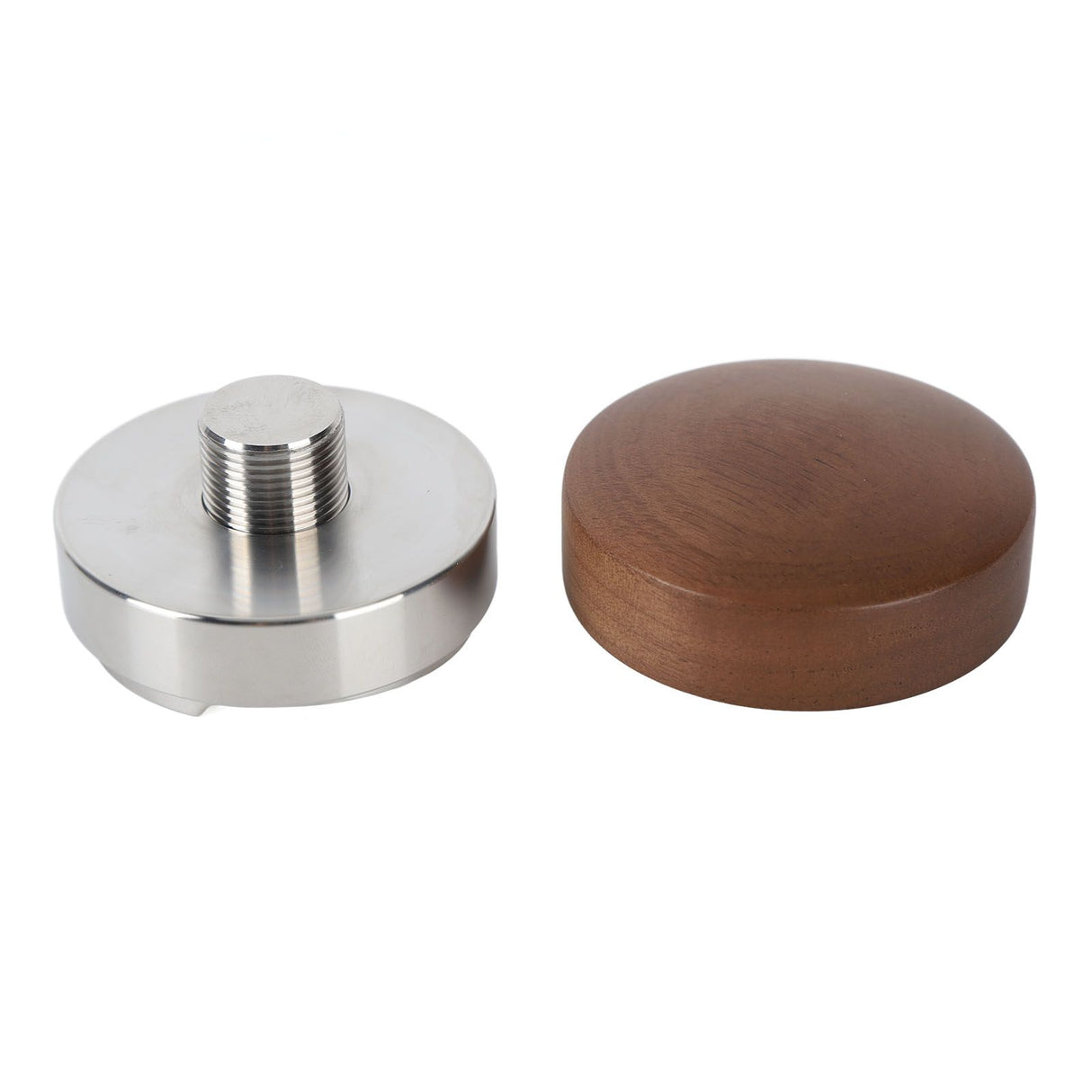58mm Coffee Distributor Tamper Adjustable Depth Coffee Leveler Coffee Distribution Tool With Walnut Wood Handle