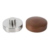 58mm Coffee Distributor Tamper Adjustable Depth Coffee Leveler Coffee Distribution Tool With Walnut Wood Handle