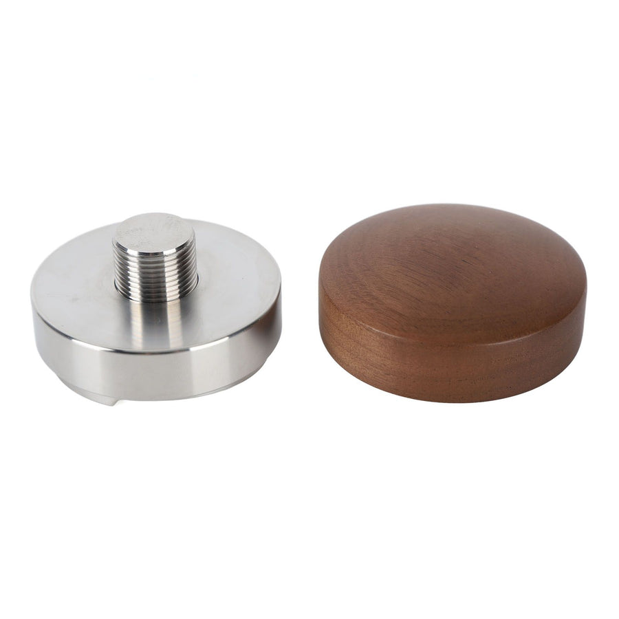 58mm Coffee Distributor Tamper Adjustable Depth Coffee Leveler Coffee Distribution Tool With Walnut Wood Handle