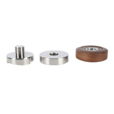 58mm Coffee Distributor Tamper Adjustable Depth Coffee Leveler Coffee Distribution Tool With Walnut Wood Handle