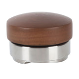 58mm Coffee Distributor Tamper Adjustable Depth Coffee Leveler Coffee Distribution Tool With Walnut Wood Handle